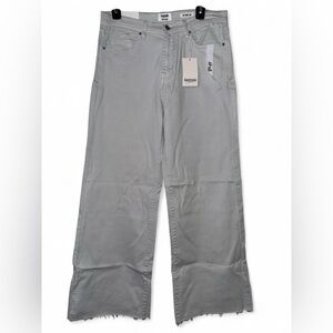 Kensie Light Gray Wide-Leg Trousers